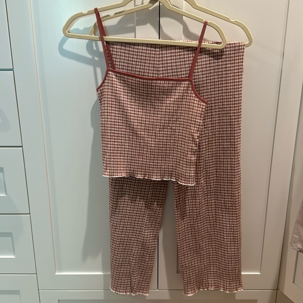 Aritzia gingham set